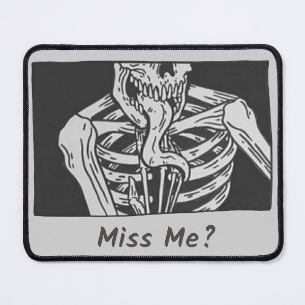 Gothic Skeleton Mouse Pad