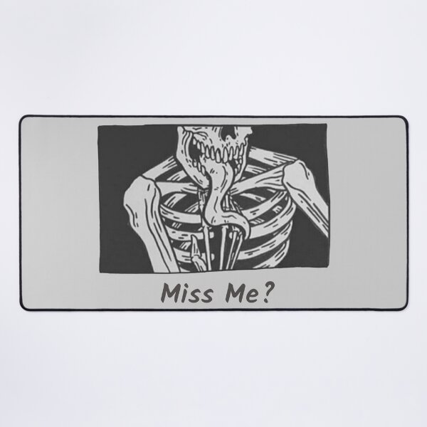 Gothic Skeleton Desk Mat