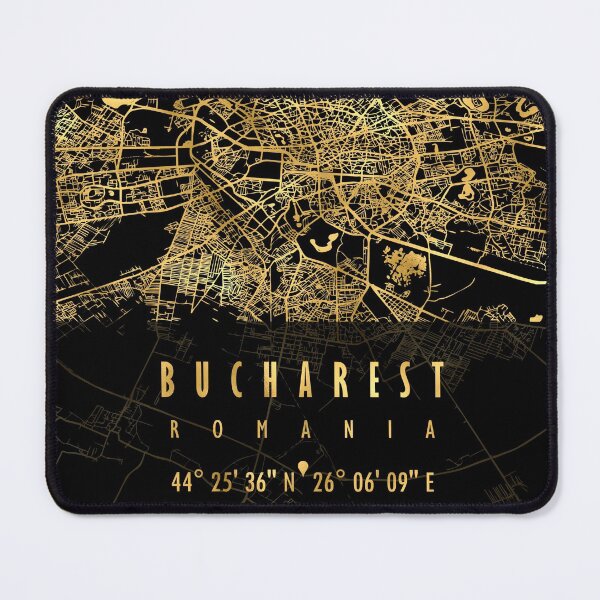 Item preview, Bucharest Map Romania designed and sold by hatimelhag.