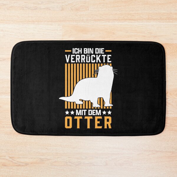 Item preview, The crazy otter with otters sea otters designed and sold by madgrfx.