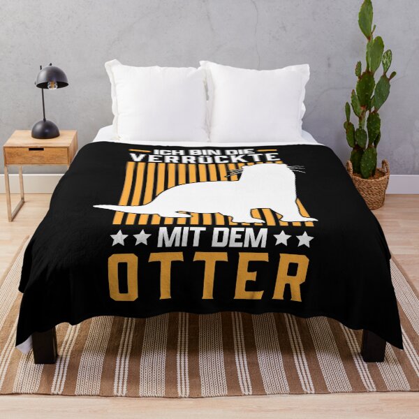 Item preview, The crazy otter with otters sea otters designed and sold by madgrfx.