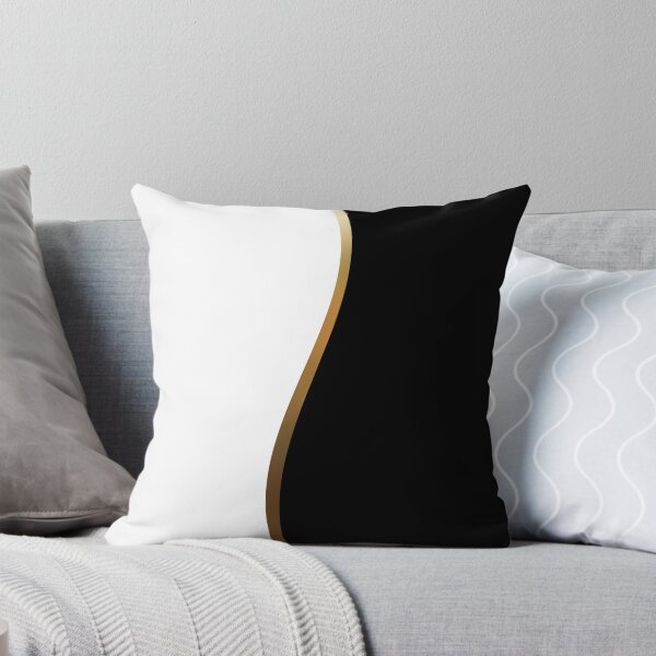 Item preview, Black and White, Gold Wave designed and sold by carolinadesigna.