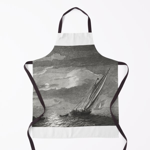 Item preview, Seascape with full moon (ca. 1779–1781) by Cornelis Ploos van Amstel. Original from The Rijksmuseum. designed and sold by LenaShines.