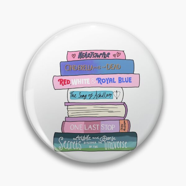 Item preview, LGBTQ+ book stack designed and sold by bookloversclub.