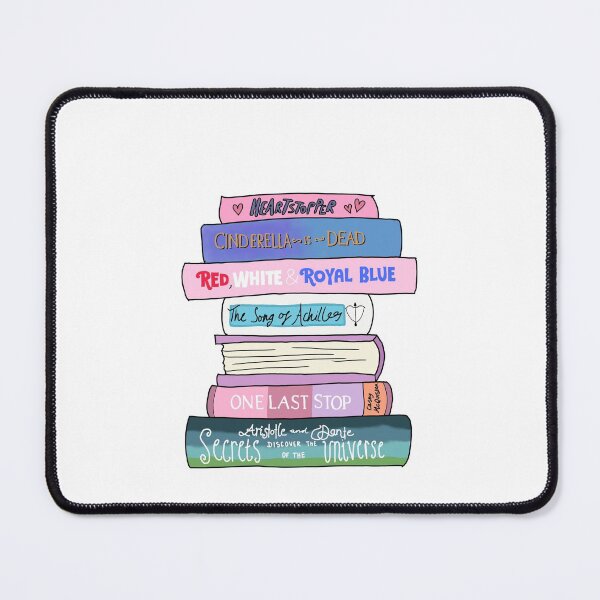 Item preview, LGBTQ+ book stack designed and sold by bookloversclub.