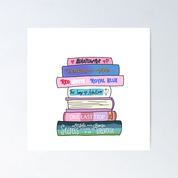 YA book stack Sticker for Sale by bookloversclub