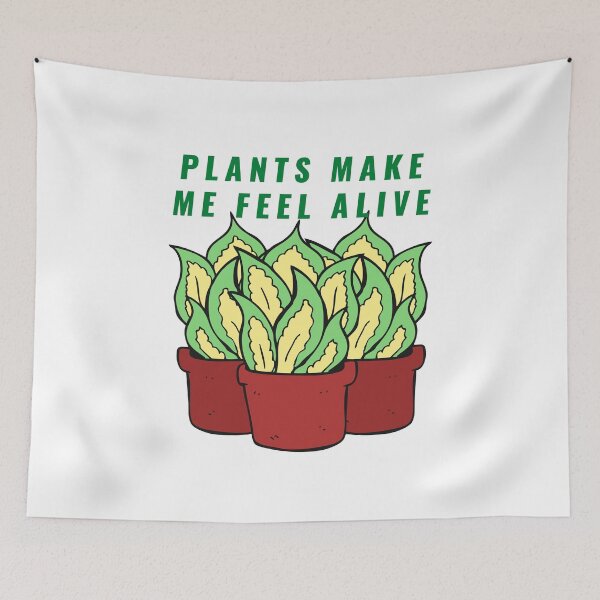 Item preview, Plants Make Me Feel Alive designed and sold by Chanchane Store.
