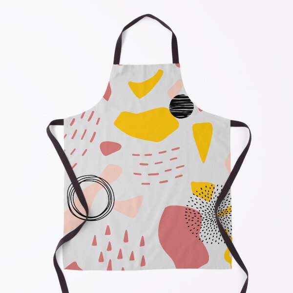 Item preview, Abstract Graphic Minimal shapes Artwork Pink Yellow Black designed and sold by JooArtPrints ★★★★★.