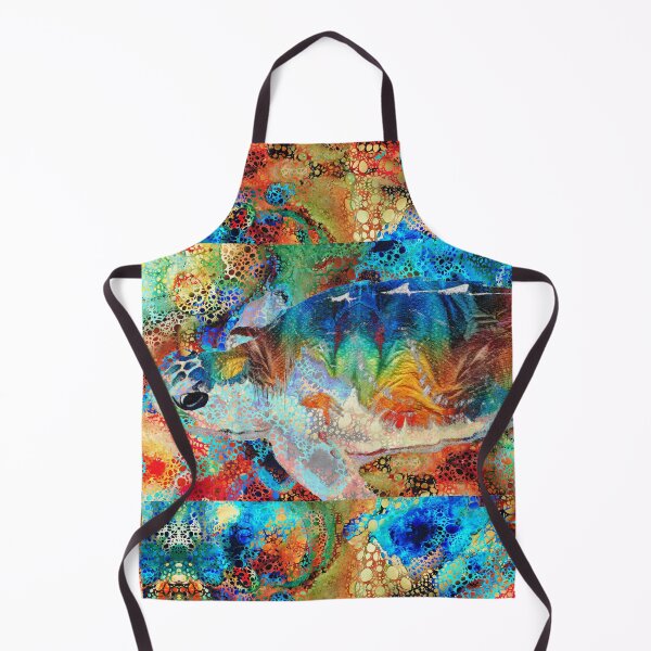 Item preview, Beachy Colorful Sea Turtle Art by Sharon Cummings designed and sold by Sharon Cummings Art.