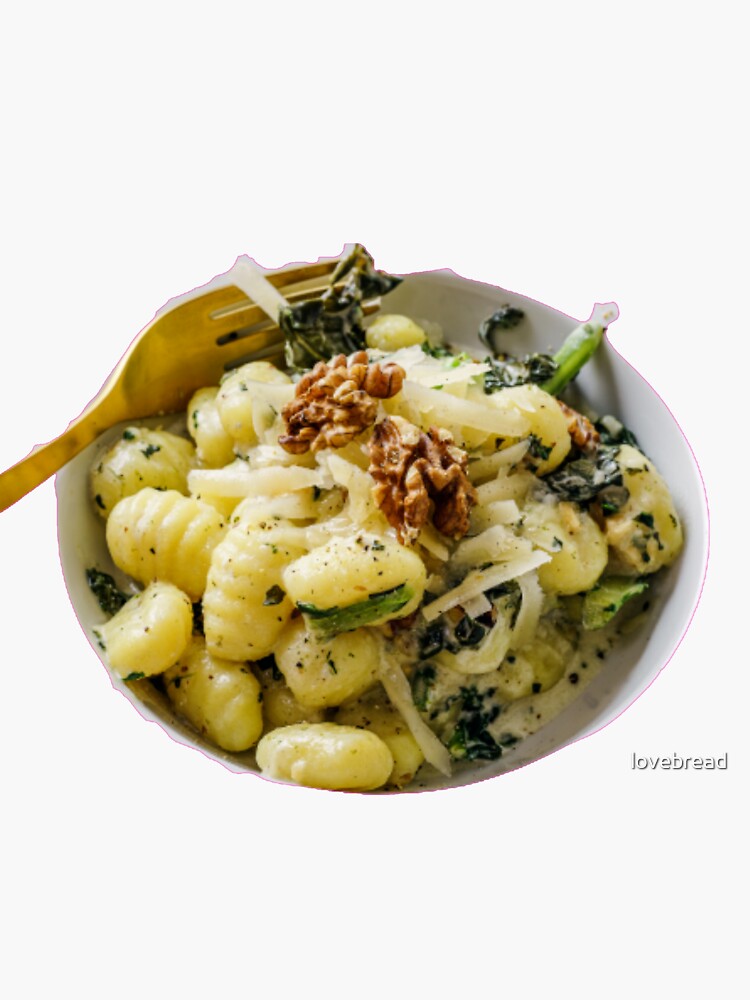 "Gnocchi" Sticker for Sale by lovebread Redbubble