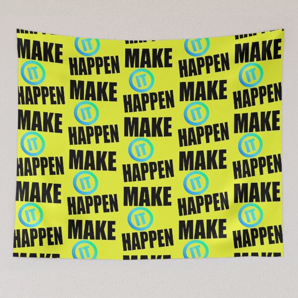 Item preview, Make It Happen - Inspiring Quote  designed and sold by LordAudes.