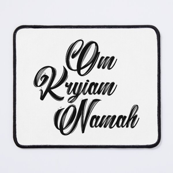 Item preview, Om Kryiam Namah (black) designed and sold by didijuca.