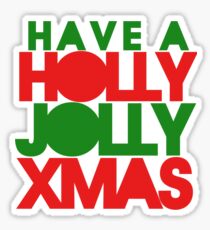 Holly Jolly xmas Sticker