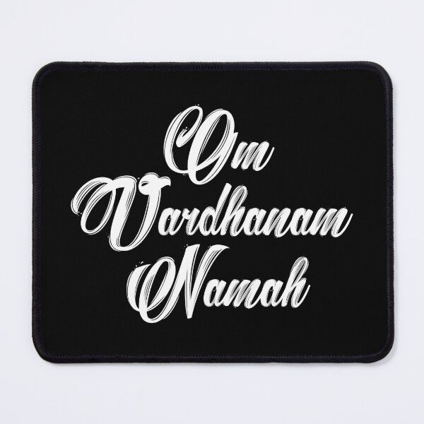 Item preview, Om Vardhanam Namah (white) designed and sold by didijuca.