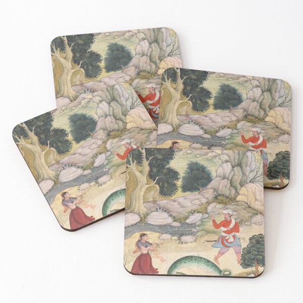 Item preview, Lovers Parting  designed and sold by HinduArtGallery.