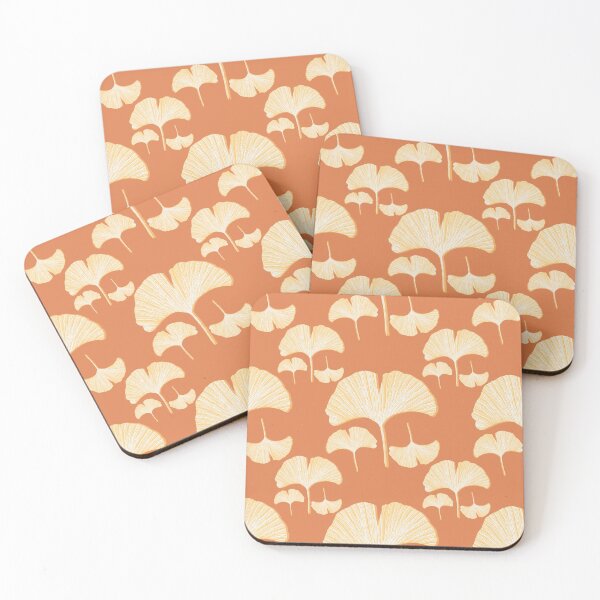Item preview, Yellow Ginkgo Leafs Pattern illustration  designed and sold by MercuryV.