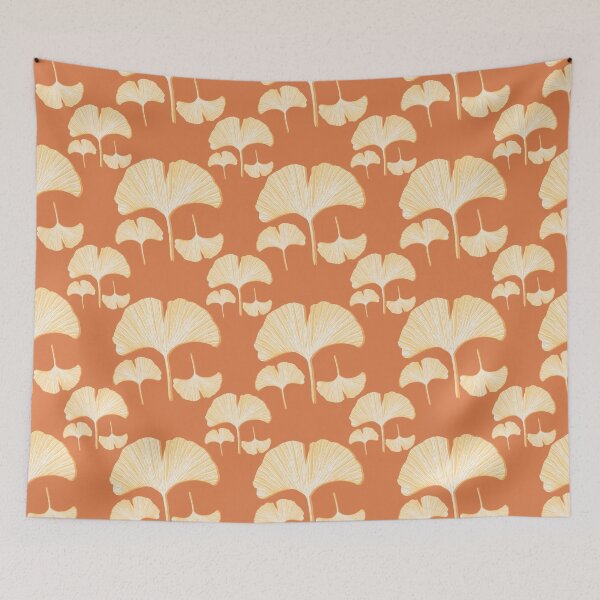 Item preview, Yellow Ginkgo Leafs Pattern illustration  designed and sold by MercuryV.