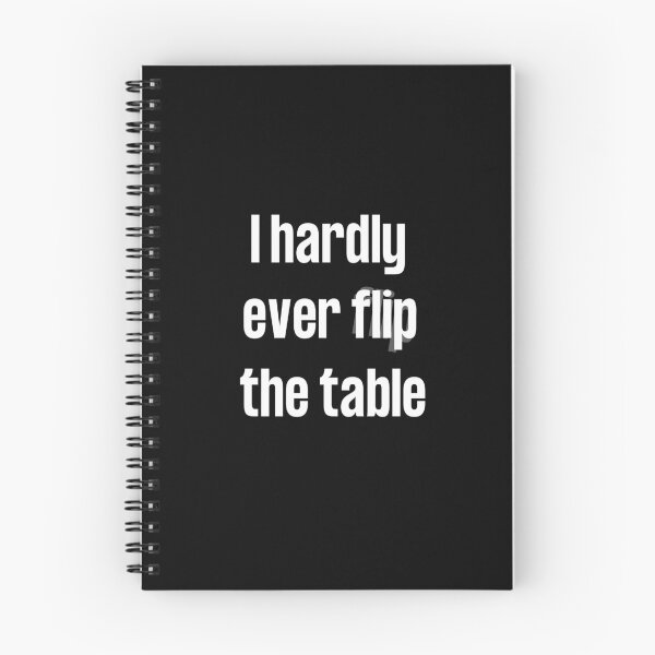 Item preview, I Hardly Ever Flip the Table designed and sold by ZenBoardGamer.