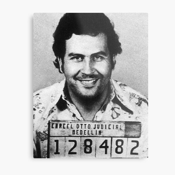 Pablo Escobar Metallbild