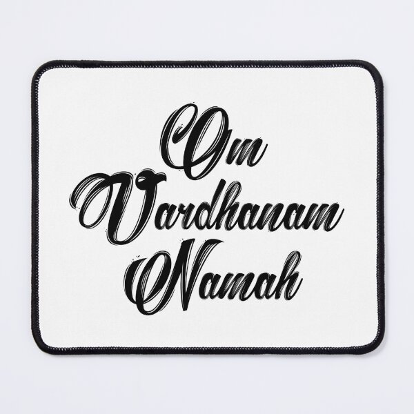 Item preview, Om Vardhanam Namah (black) designed and sold by didijuca.