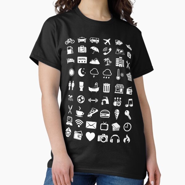 Item preview, Travel Icons Language (White) designed and sold by DCornel.