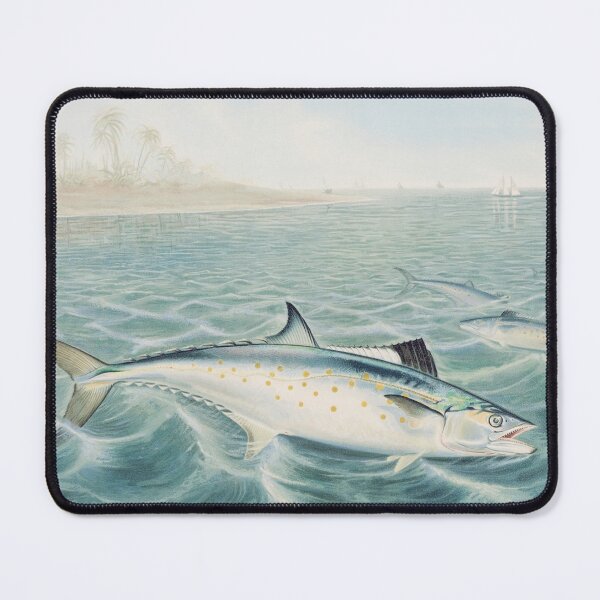 Item preview, Red Drum chromolithograph (1878) by Samuel Kilbourne. Original from Museum of New Zealand. designed and sold by LenaShines.
