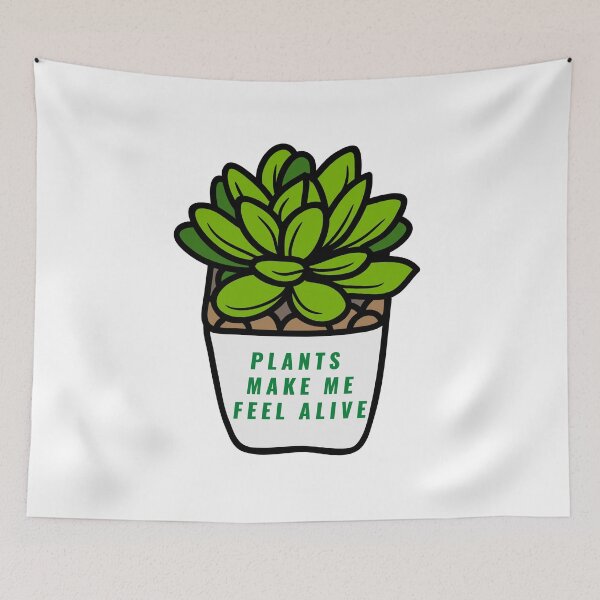 Item preview, Plants Make Me Feel Alive designed and sold by Chanchane Store.