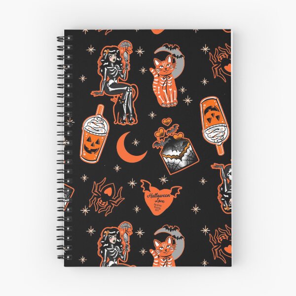 Artikelvorschau, Halloween-Liebesmuster entworfen und verkauft von Andreayoung.