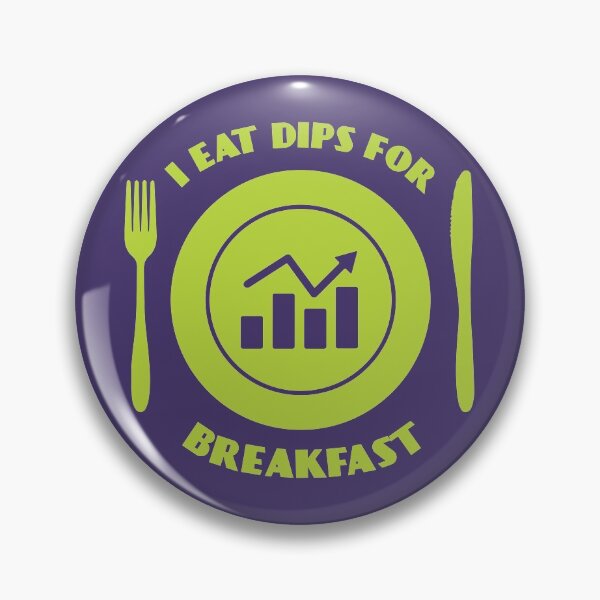 Item preview, I eat dips for breakfast - stock market graphic  designed and sold by Luhmdesign.