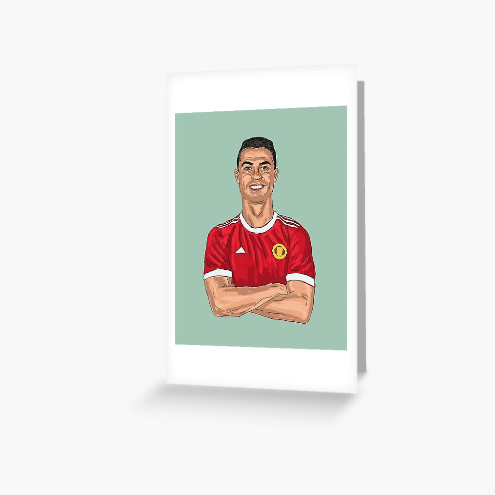 Sporting Lisbon Cristiano Ronaldo Rookie Card Artwork Greeting Card for  Sale by thebcarts