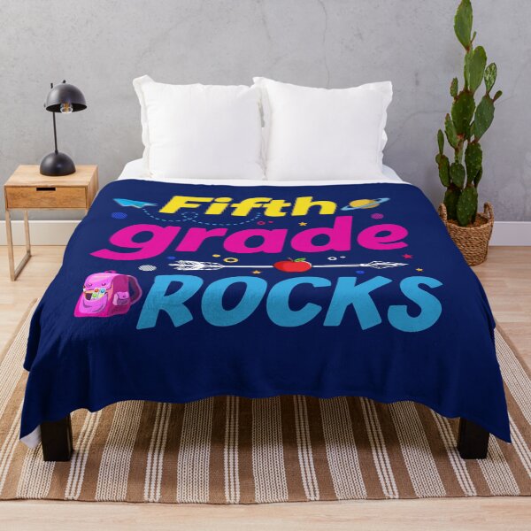 Item preview, Fifth Grade Rocks Back To School 5th Graders & Teachers designed and sold by TrenddyArts.