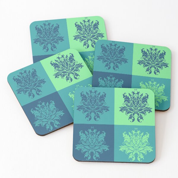 Item preview, Abstract Patterns on Ceramic ( Green and  Blue) designed and sold by Vimbuy.