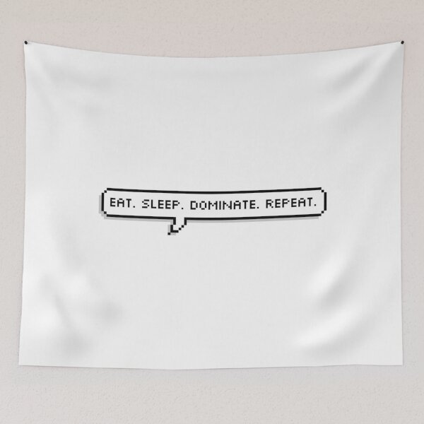 Item preview, Eat. Sleep. Dominate. Repeat. Speech Bubble designed and sold by Quilar.