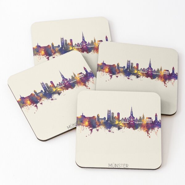 Item preview, Münster Germany Skyline designed and sold by ArtPrints.