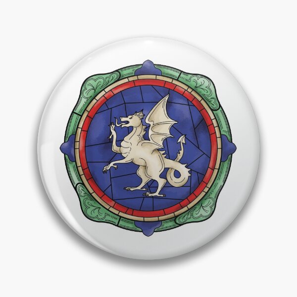 Item preview, Mythological Stained Glass - The Dragon designed and sold by Alukia.