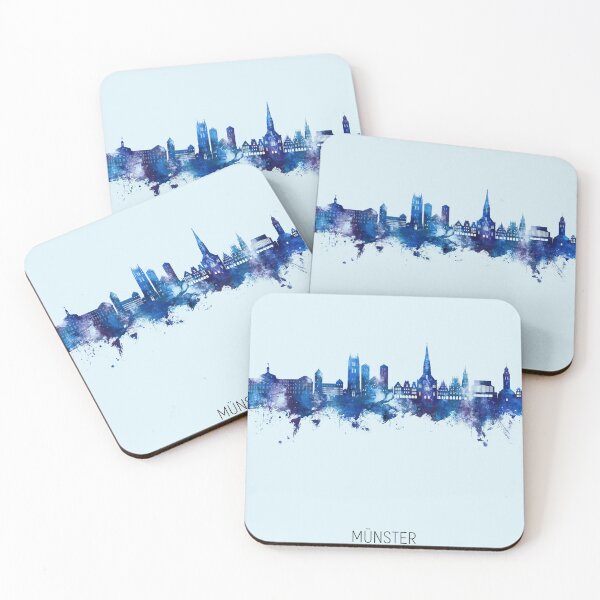 Item preview, Münster Germany Skyline designed and sold by ArtPrints.
