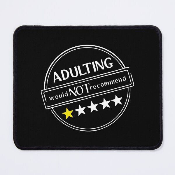 Item preview, Adulting Would Not Recommend designed and sold by YoungESC.