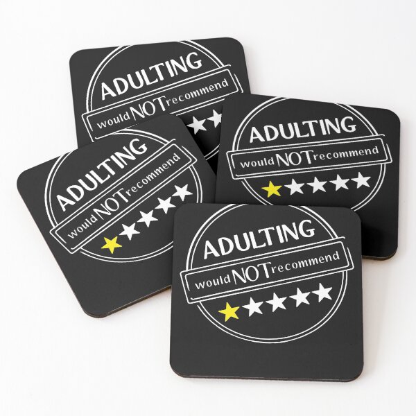 Item preview, Adulting Would Not Recommend designed and sold by YoungESC.