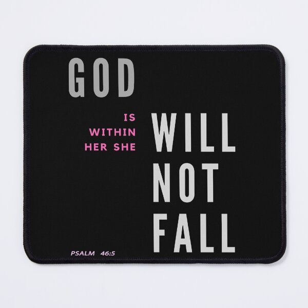 Item preview, God Is Within Her, She Will Not Fall Psalm 46:5 designed and sold by Roland1980.