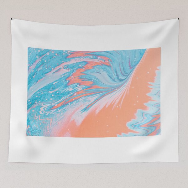 Item preview, Your Perfect Color!!! Blue, Brown, Orange, White. Amazing Colorful Abstract Painting designed and sold by AidenChen.