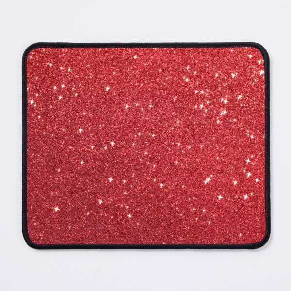 Item preview, Soft Red Glittery Princess Valentine Bling Faux Glitter Sparkles designed and sold by podartist.