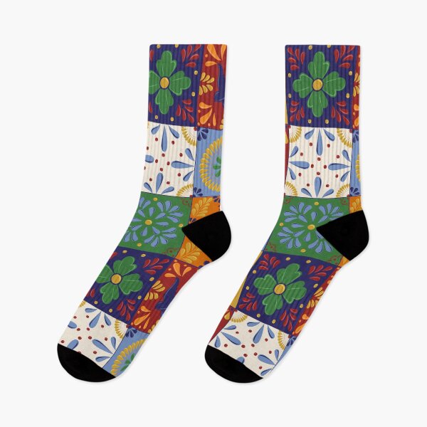 Item preview, Mexican Talavera Tiles Colorful Pattern designed and sold by Akbaly.