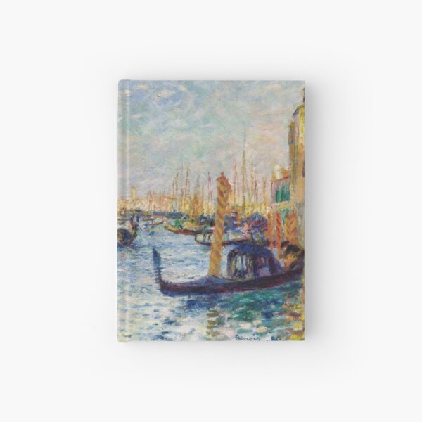 AUGUSTE RENOIR - GRAND CANAL, VENICE, 1881 Hardcover Journal