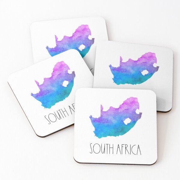 Item preview, South Africa Watercolor Map - South African designed and sold by MountainD.