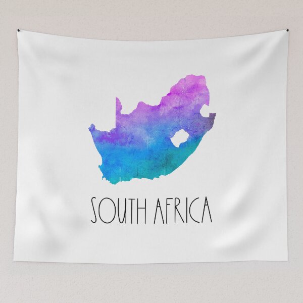 Item preview, South Africa Watercolor Map - South African designed and sold by MountainD.