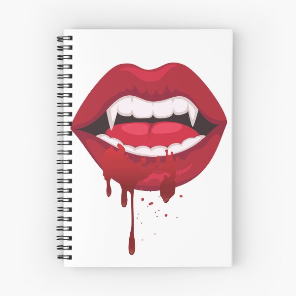 Artikelvorschau, Vampirlippen (transparent/weiß) entworfen und verkauft von TheCosmicEye.