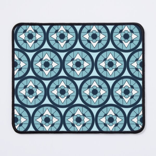 Item preview, Blue Moroccan Ceramic Tiles Pattern designed and sold by JooArtPrints ★★★★★.