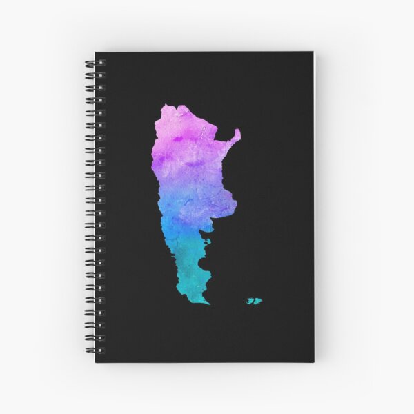 Aperçu de l'œuvre Carte aquarelle de l'Argentine - Argentine créée et vendue par MountainD.