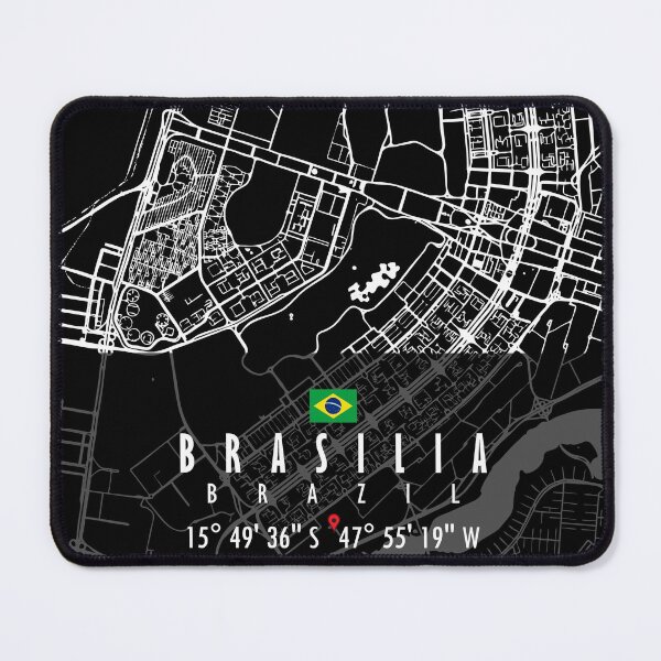 Item preview, Brasilia Map Brazil designed and sold by hatimelhag.