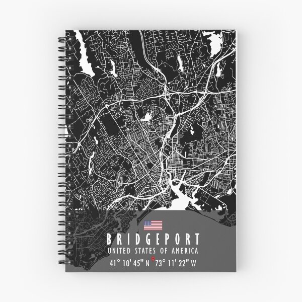 Item preview, Bridgeport Map USA designed and sold by hatimelhag.